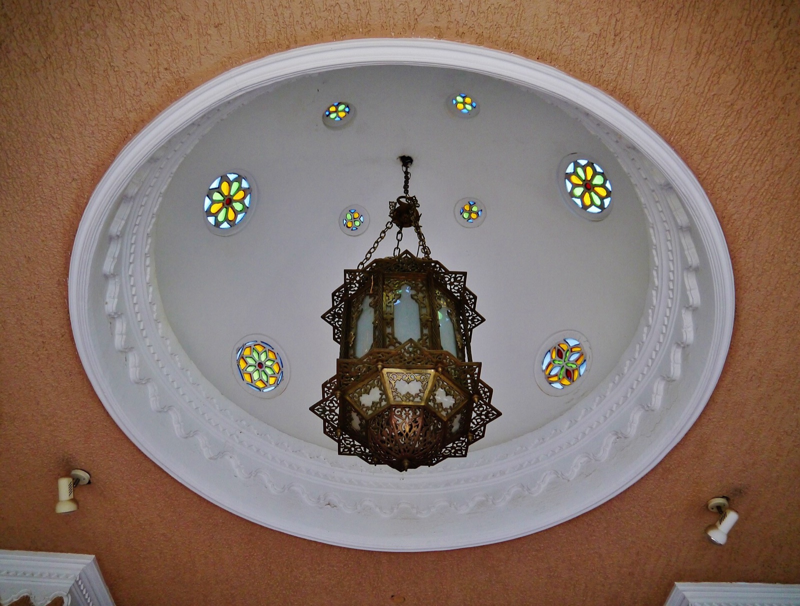 Entrance dome at the Tareq Rajab Museum of Islamic Calligraphy in Jabriya